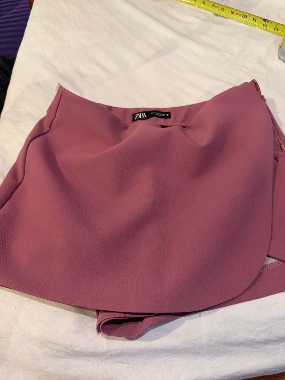 Pink Satin Zara skort Originally Only worn once